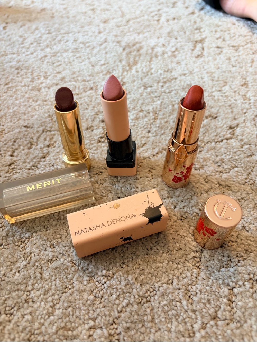 Natasha Denona, Merit, Charlotte Tilbury luxury lip lot
